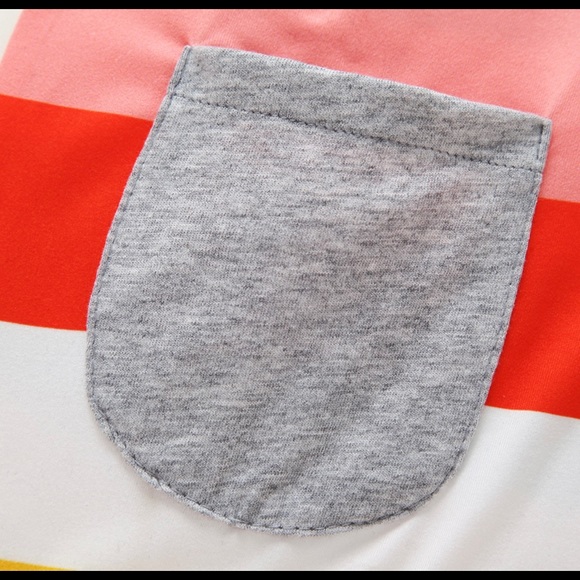 Chuya Striped Color Block Dress w/Pockets 3T NWT - Picture 4 of 5